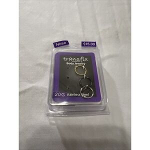 Transfix Stainless Steel Body Jewelry Nose Ring